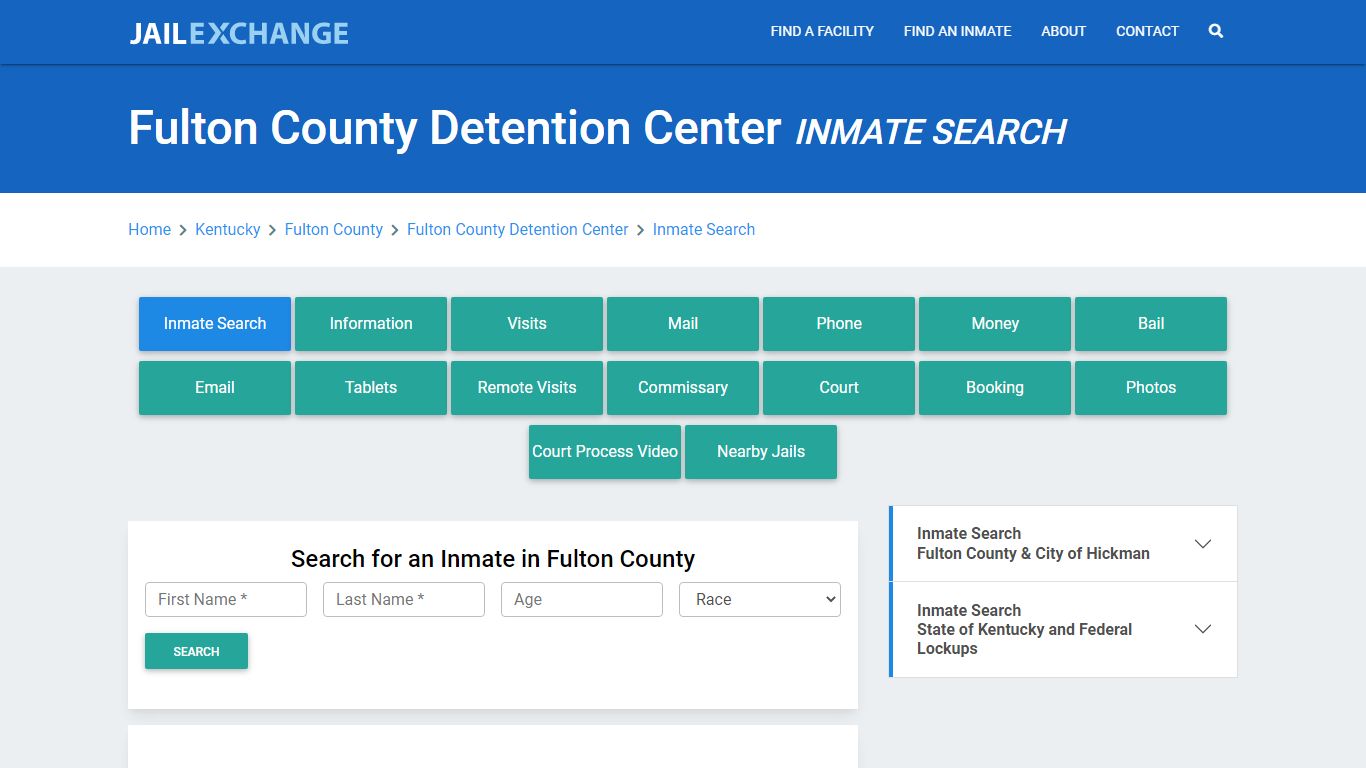 Fulton County Detention Center Inmate Search - Jail Exchange